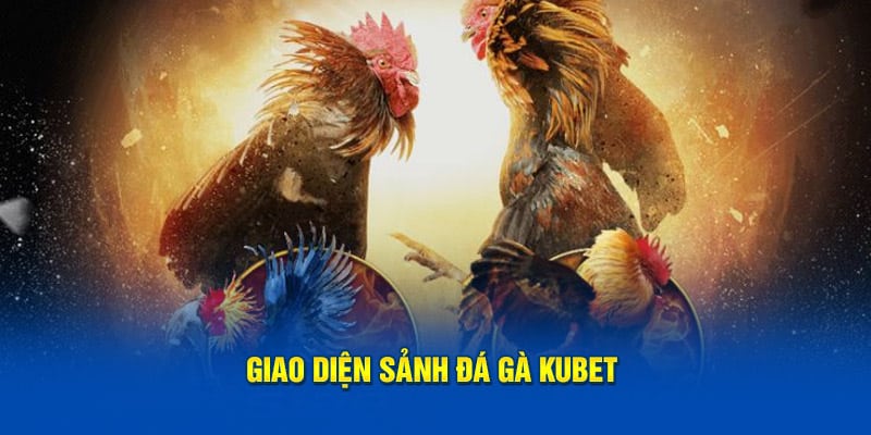 Đá gà Kubet với giao diện vô cùng đẹp mắt