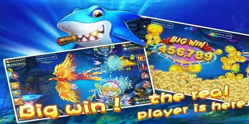 Không gian trải nghiệm bắn cá thú vị